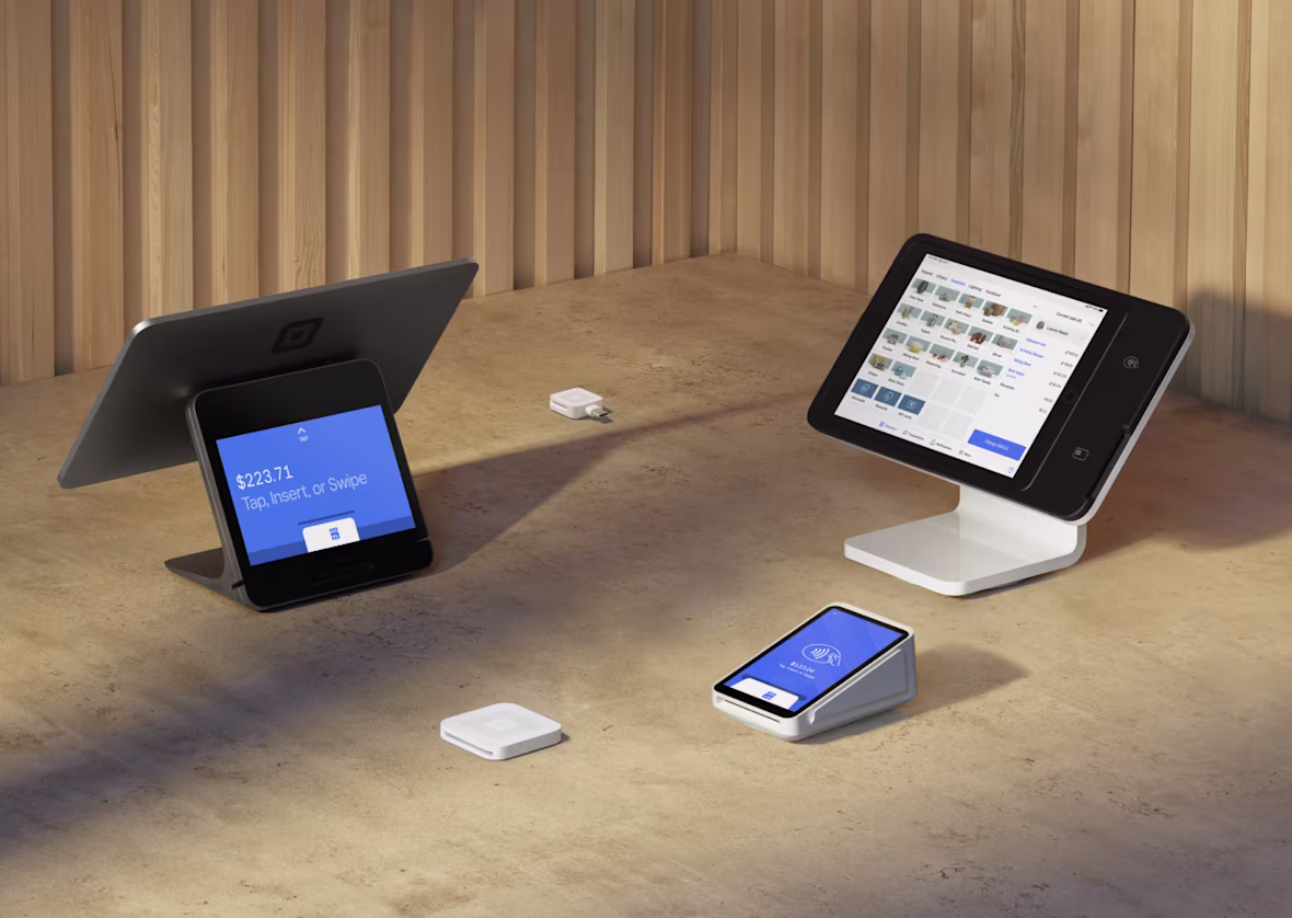 A collage of modern payment solutions.